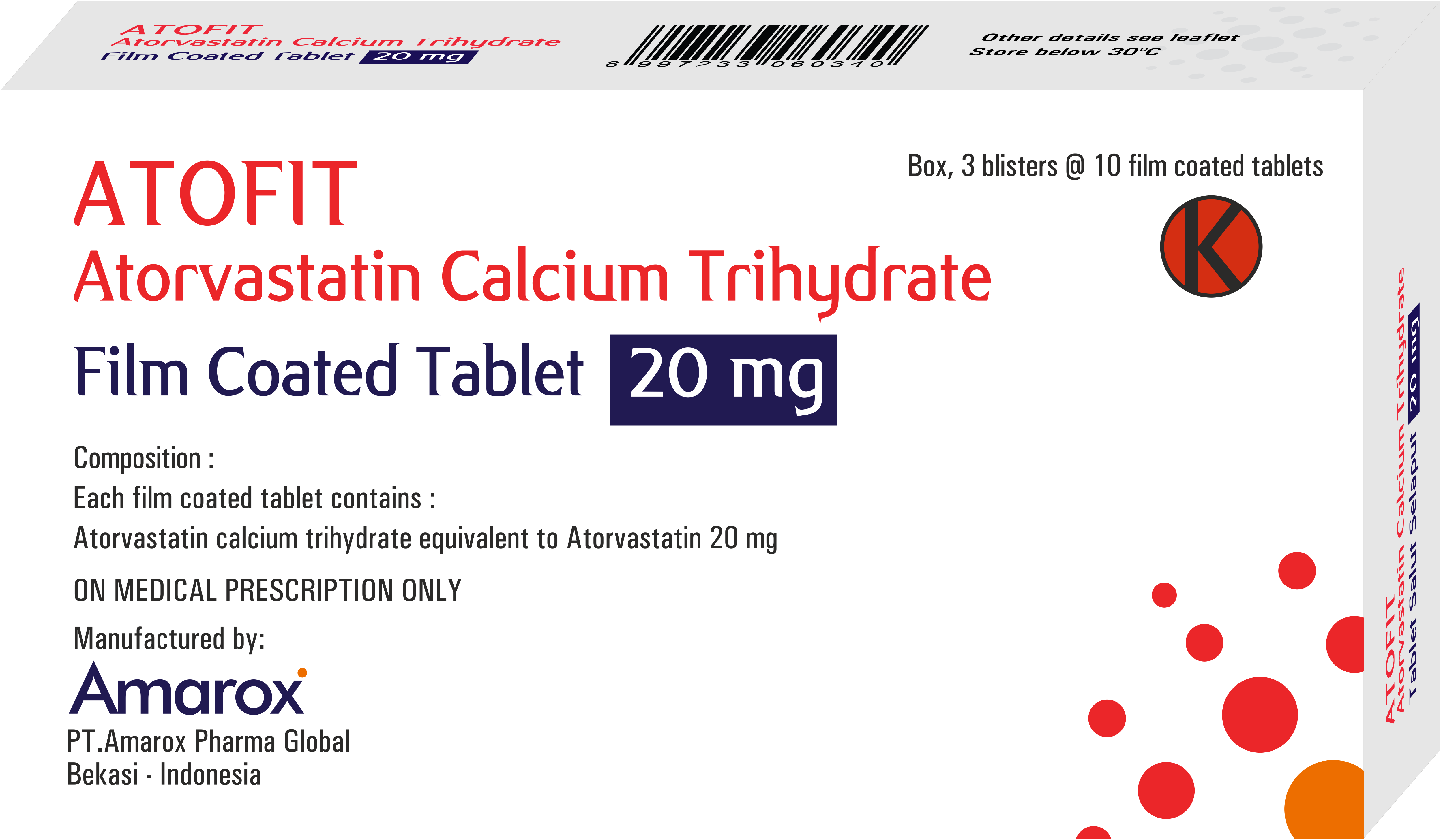 Atofit 20mg Box